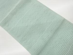 絽綴れよろけ横段模様織出し名古屋帯